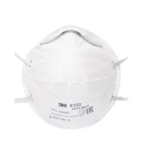 Противоаэрозольная фильтрующая полумаска 3М модель 8102 класс защиты FFP2. 20 штук.